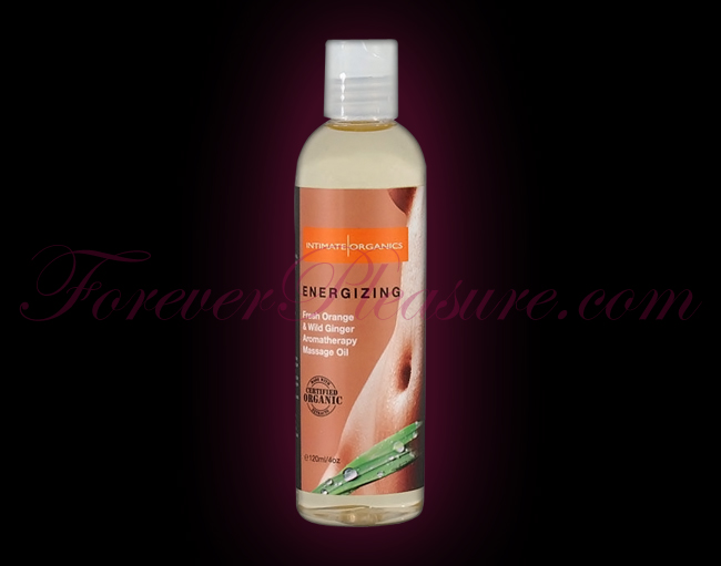 Intimate Organics Massage Oil w/ Orange & Ginger (4oz)